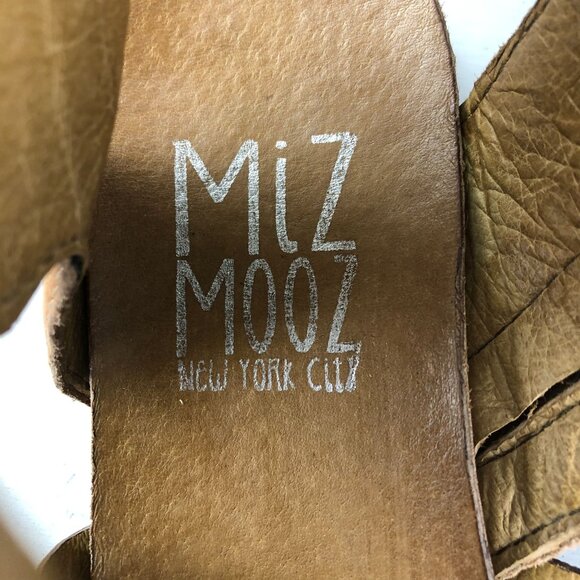 Miz Mooz Women's Size 39 (8.5-9) Tamsyn Brown Leather Open Toe Boho Sandals - Picture 11 of 13